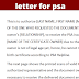 Authorization letter for psa - sample word template to download