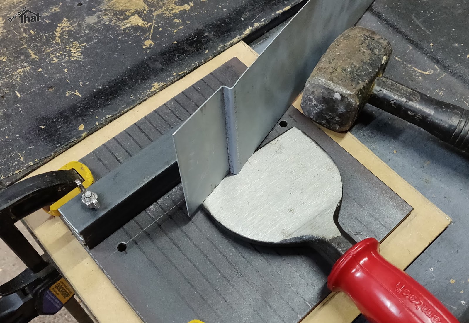 DiscoverThat Journal Sheet bending jig