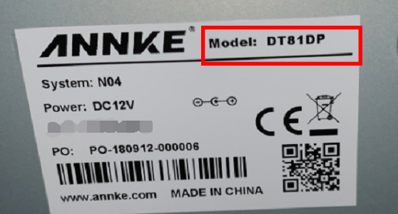 How to tell if a CCTV security system comes with or without a pre-installed hard drive