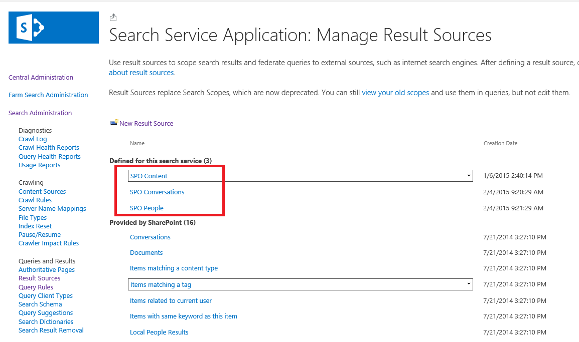 SharePoint Connoisseur: Display hybrid search results and SharePoint ...