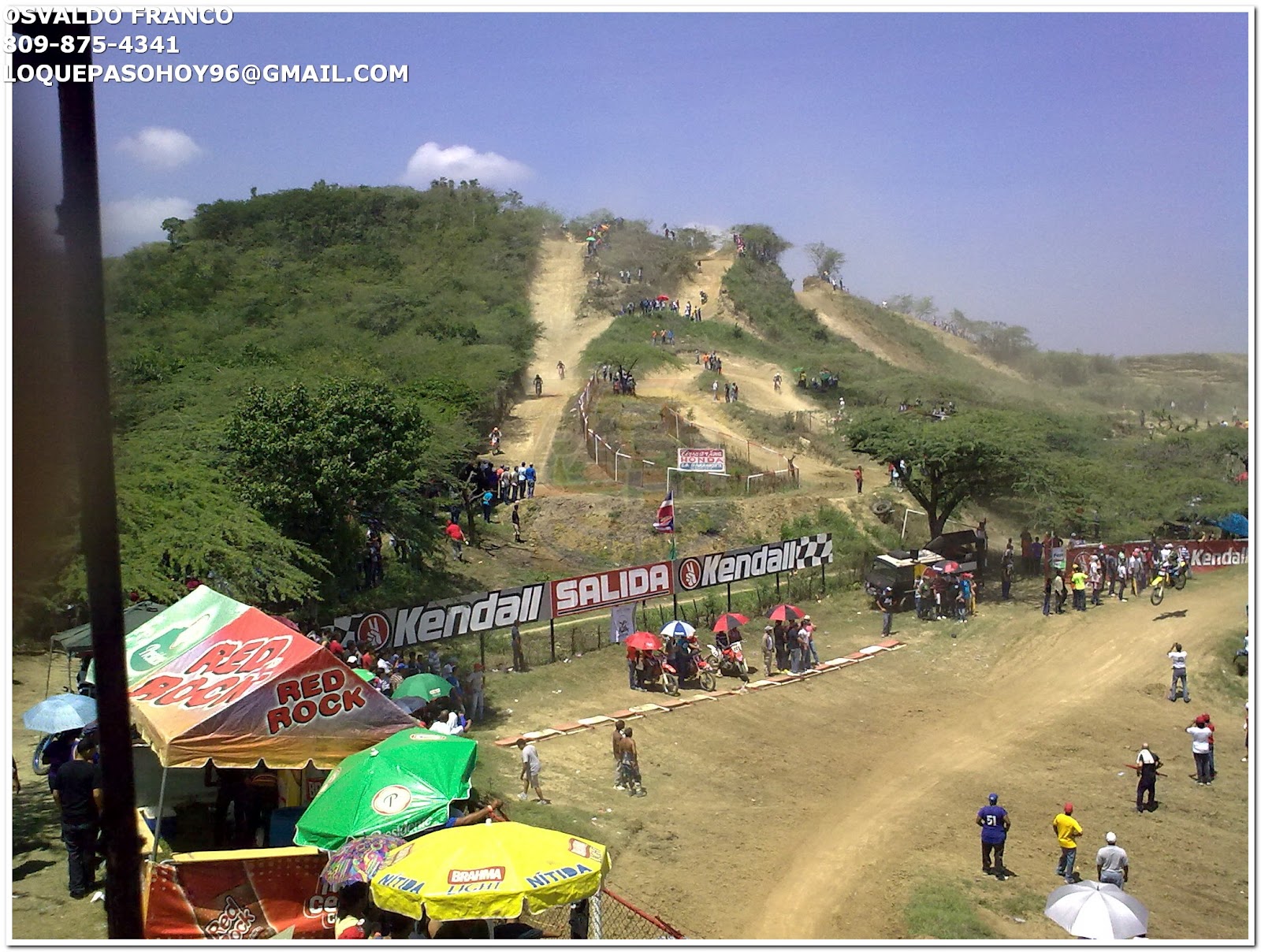 LO QUE PASO HOY MOTOCROSS EN LA BARRANQUITA, VÍDEO