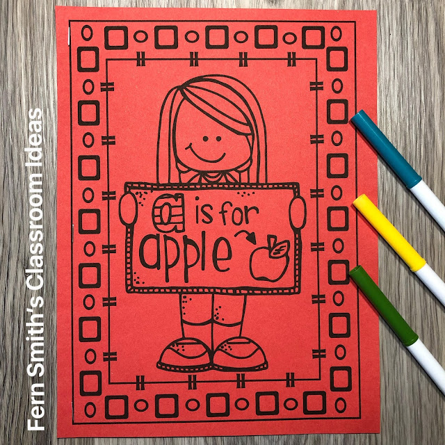 Click Here to Download This Apples Coloring Pages AND Apples Craft Resource For Your Classroom Today!