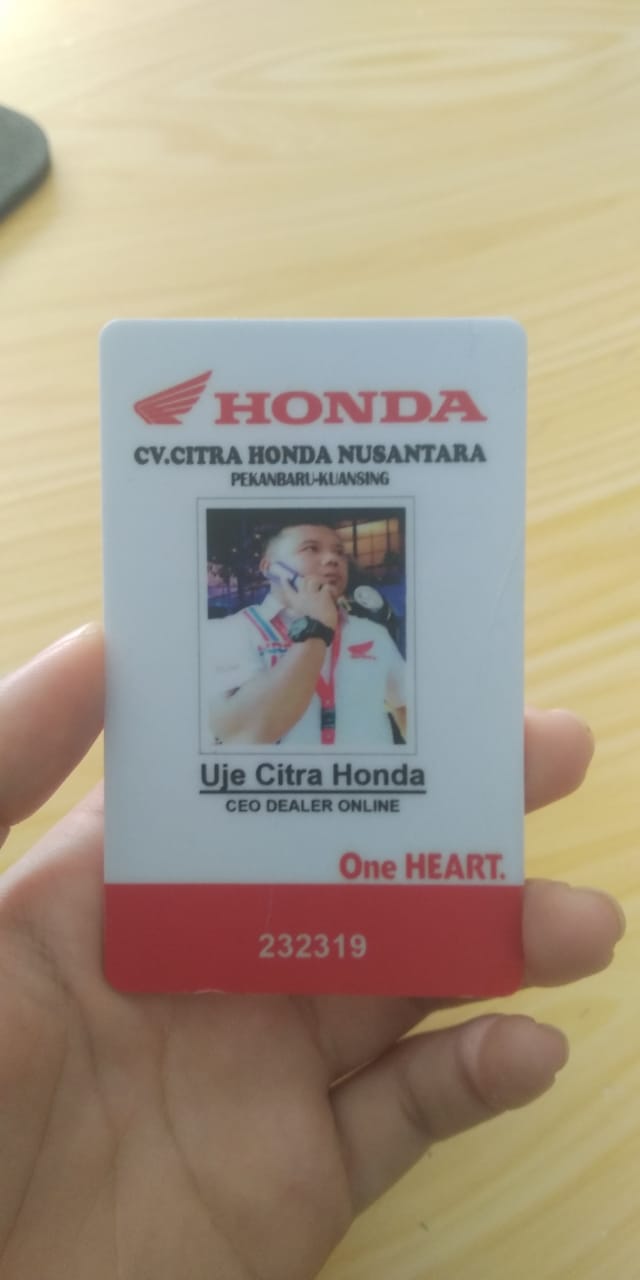 Id Card Honda Mobil - Homecare24