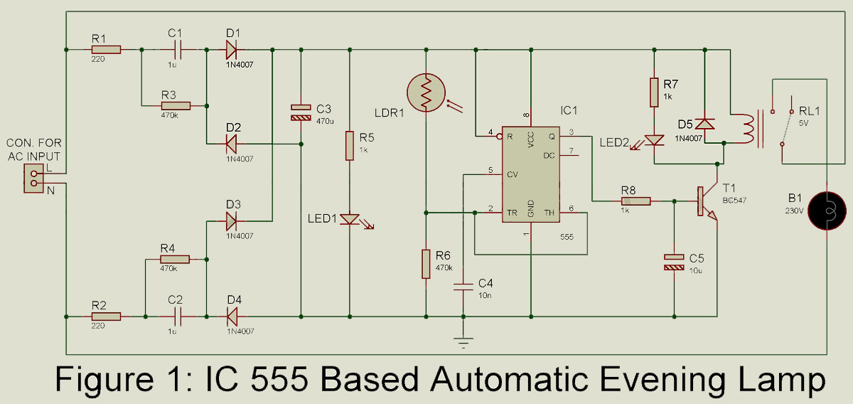 noche automatica basada en ic 555