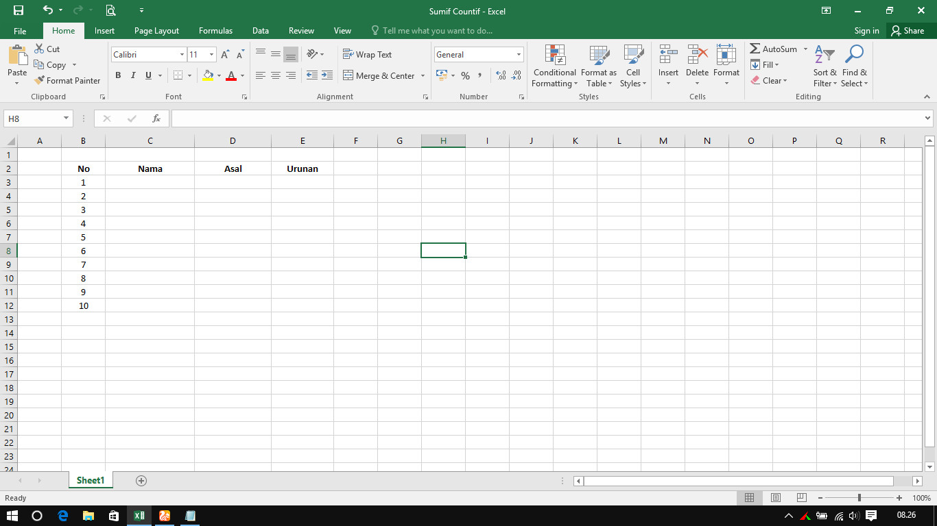 Microsoft excel adalah