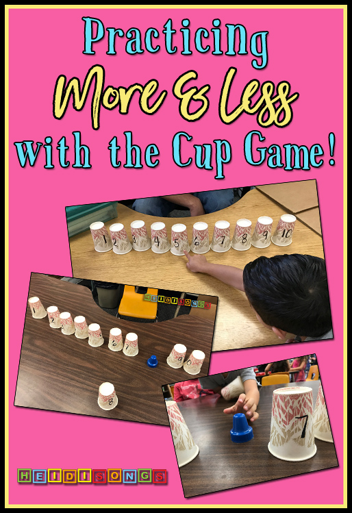 Practicing More & Less with the Cup Game!