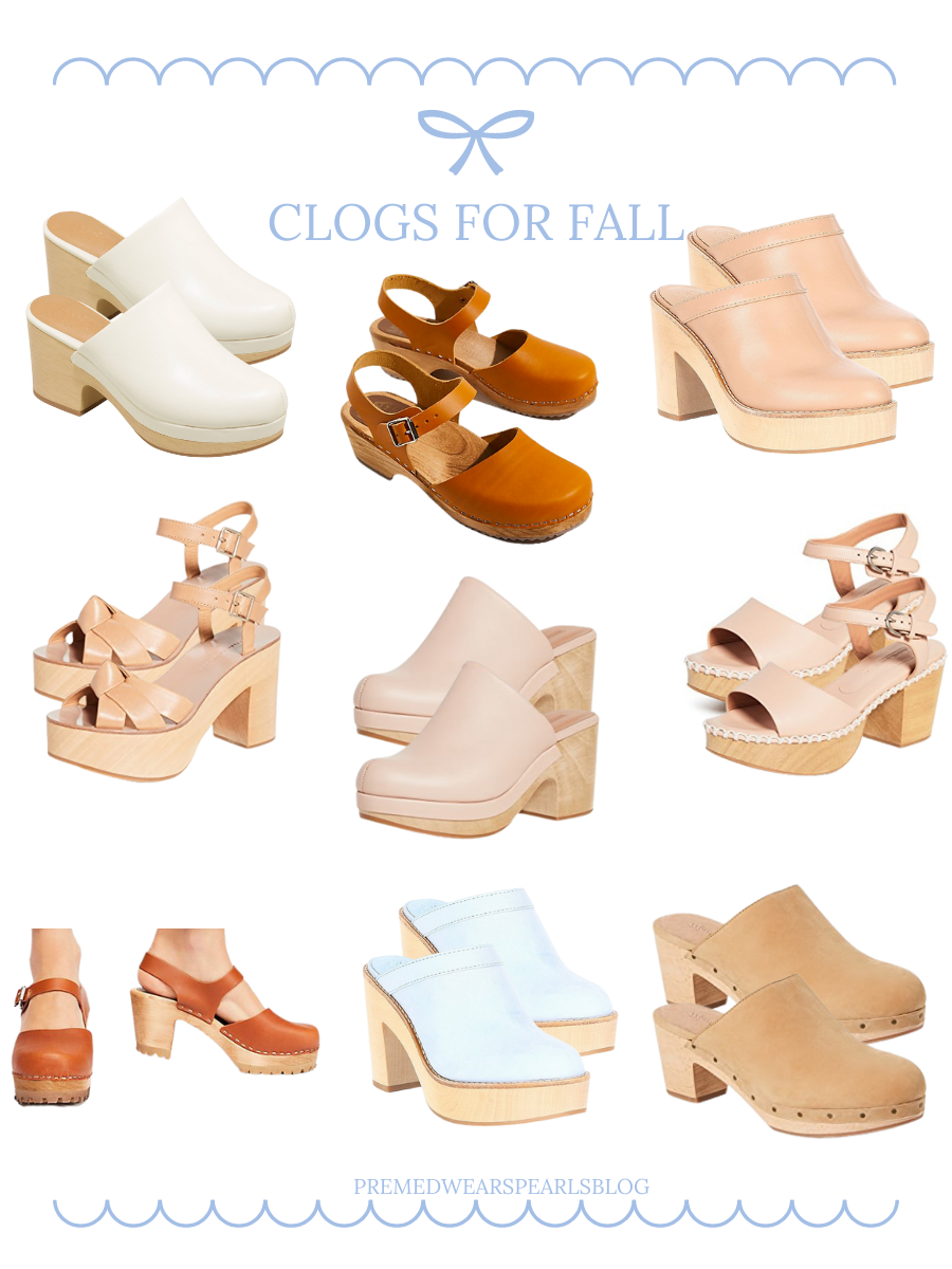 Fall Trend Clogs