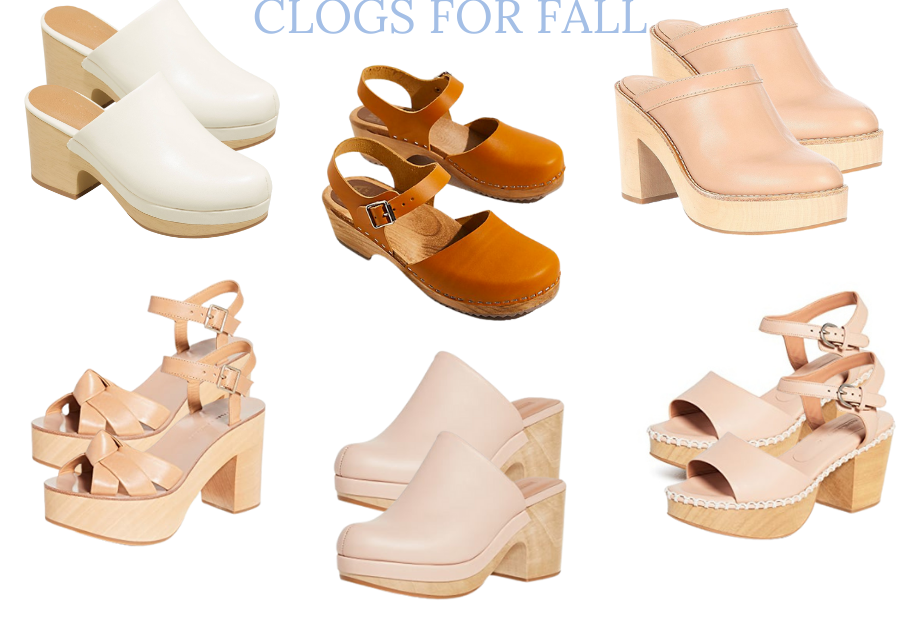 Fall Trend Clogs