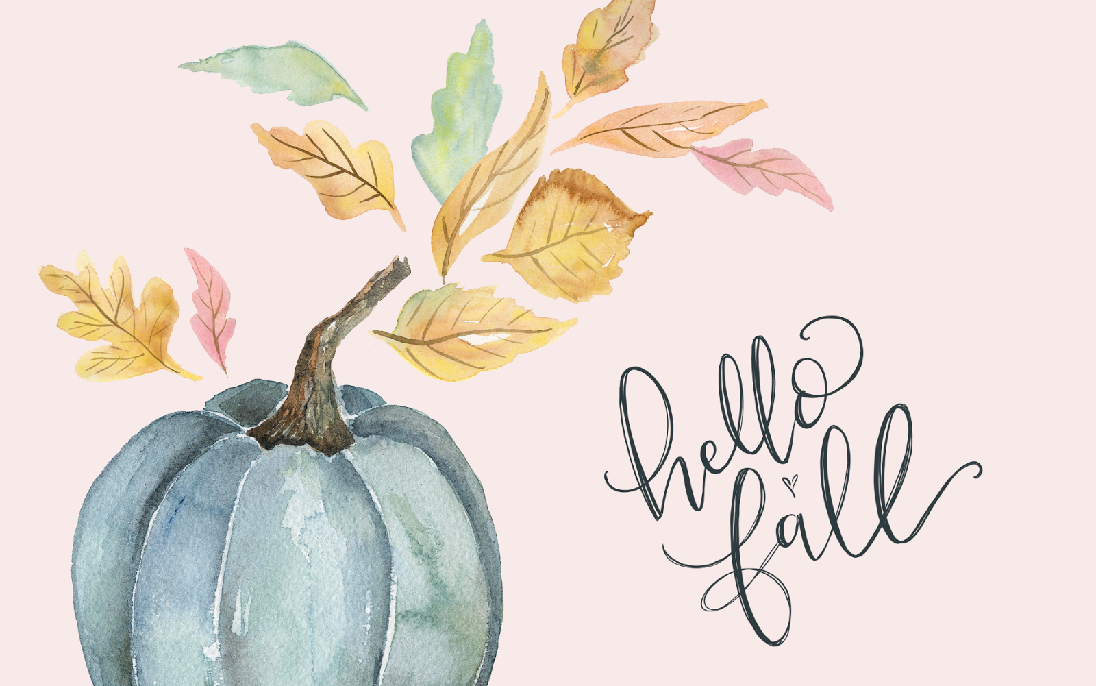 Yellow Autumn Pumpkin October Calendar Desktop Wallpaper Template and Ideas  for Design  Fotor
