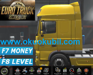 Kamyon Simülatörü ETS2 1.36.2.Obl Para Seviyesi (XP) Trainer Hilesi İndir