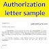 Authorization letter sample doc
