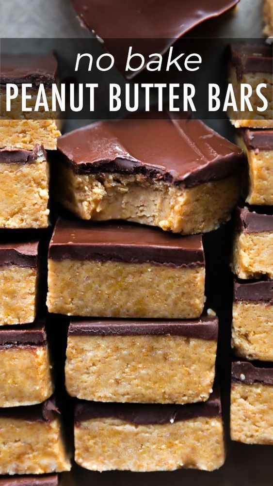 Easy homemade Chocolate Peanut Butter Cup Bars made with only 5 ...