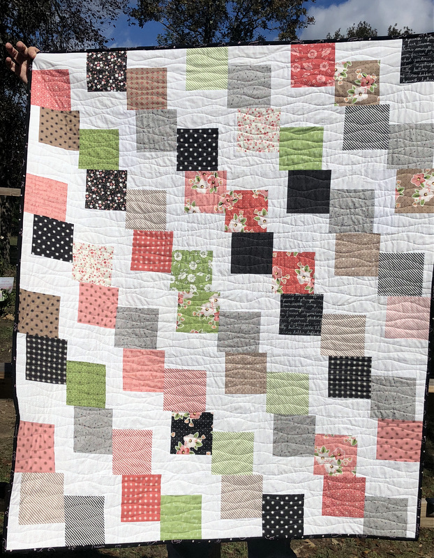 My SewCalled Quilts Tumbling Charms Prayer Quilt