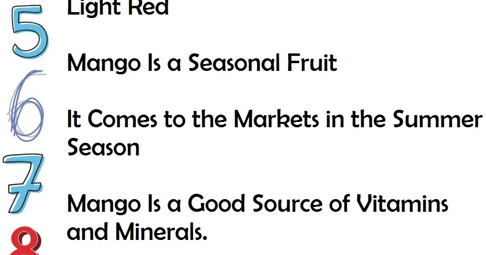 10 Lines on Mango Fruit in English for Kids