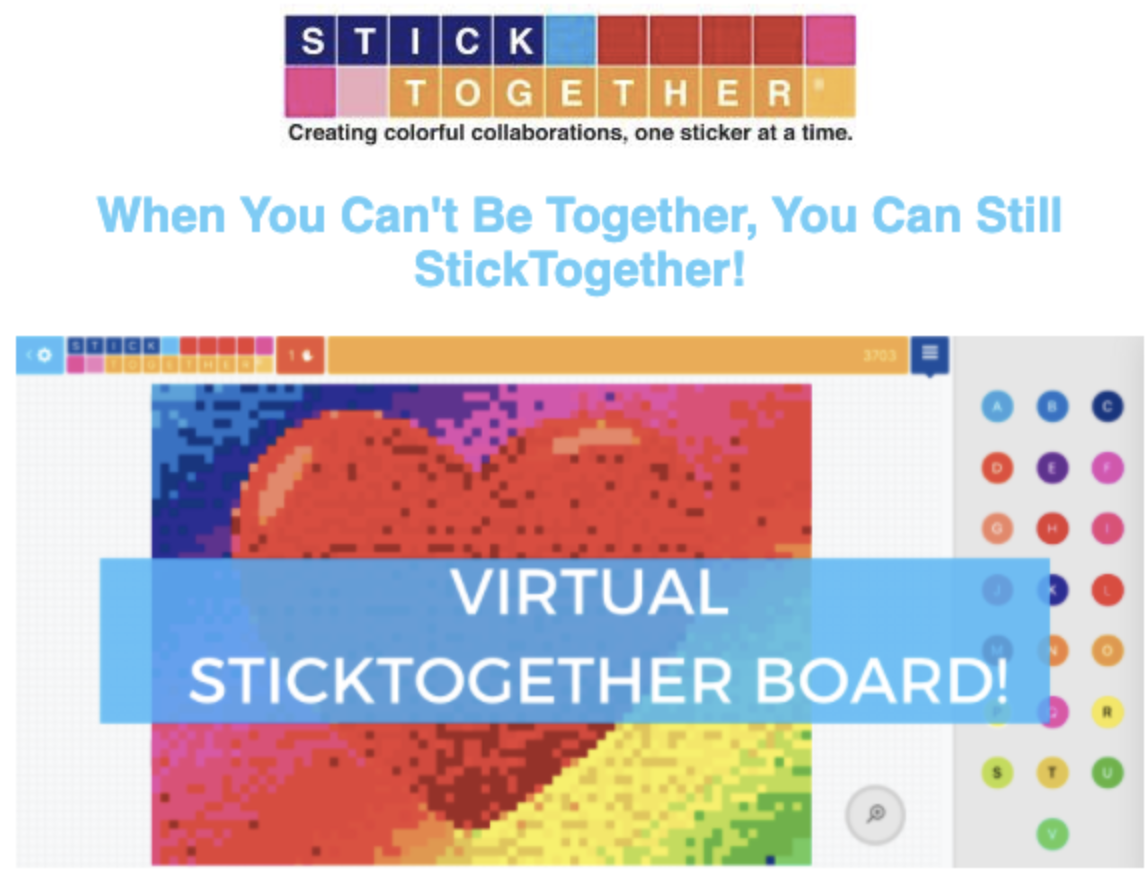 Build Community with StickTogether Sticker Mosaic Puzzle Posters