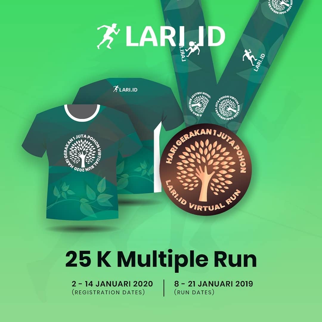 Hari Gerakan 1 Juta Pohon - Virtual Run • 2020 Hari Gerakan 1 Juta Pohon - Virtual Run • 2020
