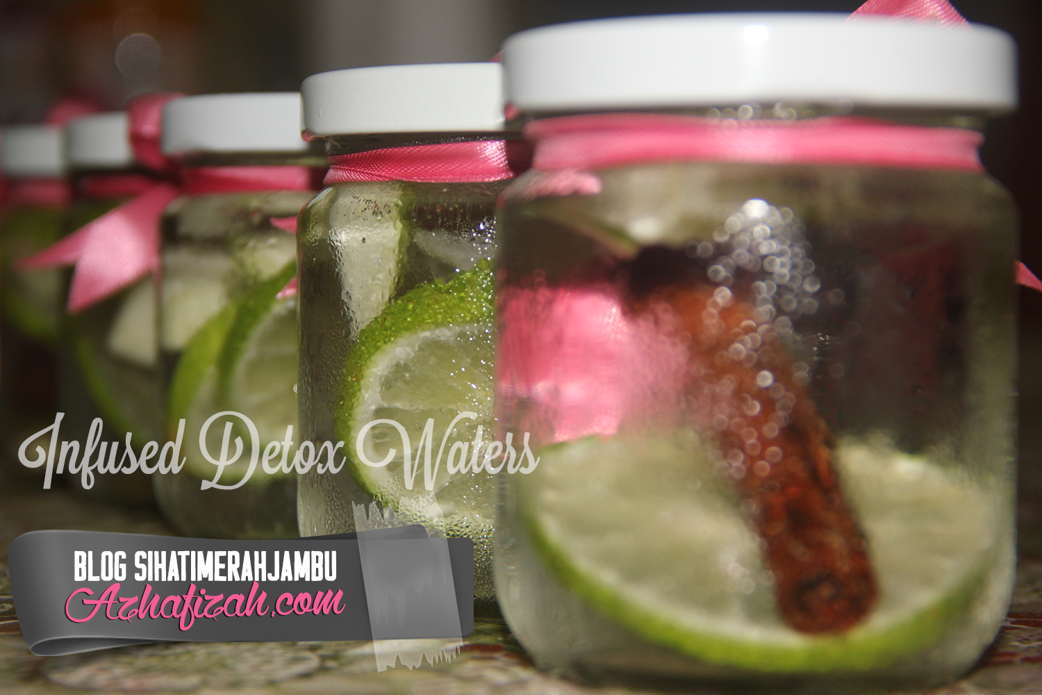 Infused Detox Waters Apple, Lime and Cinnamon