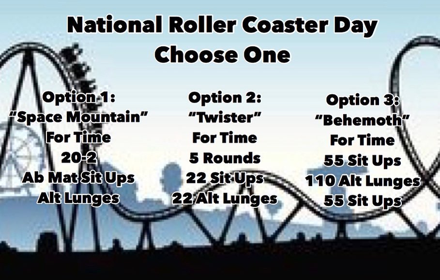 National Roller Coaster Day