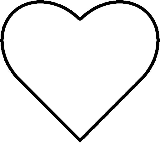 clipart valentine heart outline - photo #49