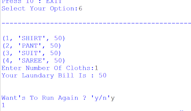 Hotel Management using Python and MySQL