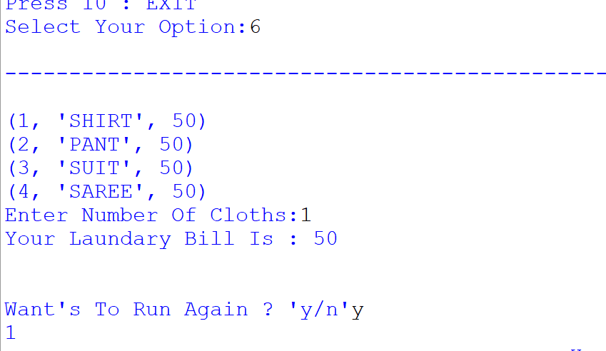 Hotel Management using Python and MySQL