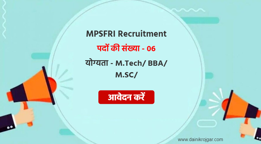 Mpsfri field assistant & other 06 posts