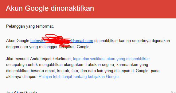 Cara mengembalikan akun google yang dihack - Blog Orang IT