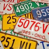 Reading Road Trip License Plate Collection