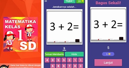Aplikasi bermain dan Belajar untuk anak Kelas 1 SD [Tambah Cerdas