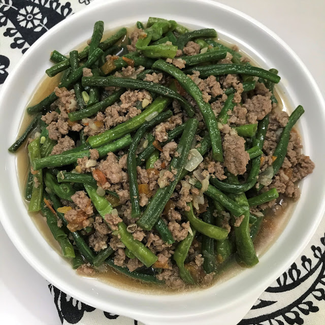 Ginataang Sitaw with Pork