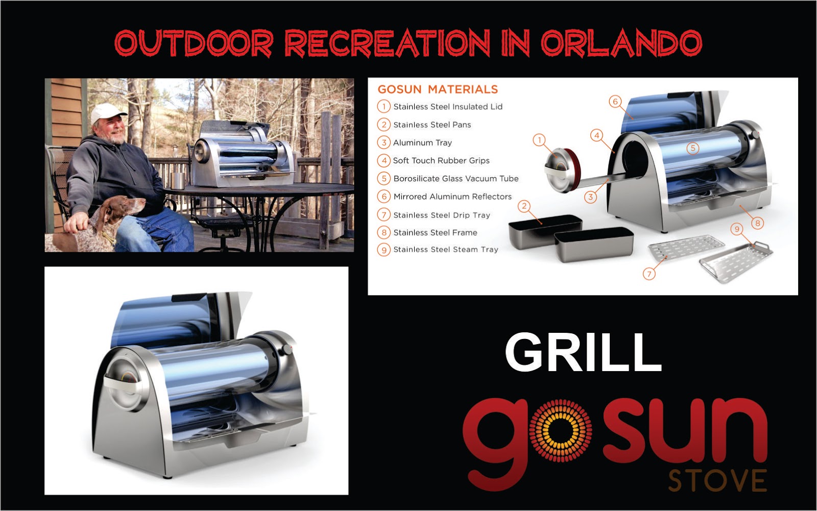 Outdoor Recreation In Orlando The New Go Sun Solar Cooker