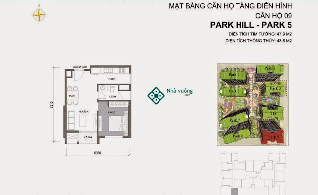 Căn hộ số 09 Times City Park Hill 5 Căn hộ số 09 Times City Park Hill 5