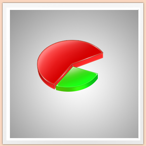 Tutorials Create your own glossy chart pie