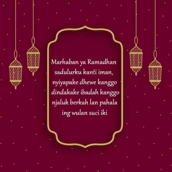 Kata Ucapan Puasa Ramadhan Bahasa Jawa & Inggris 1444 H - Review