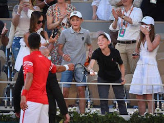 Novak Djokovic at French Open