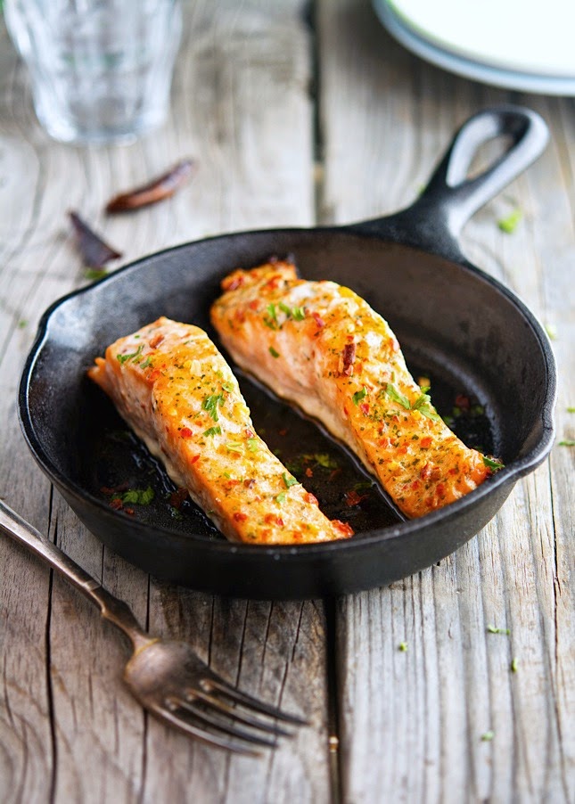 Thai Sweet Chili Glazed Salmon