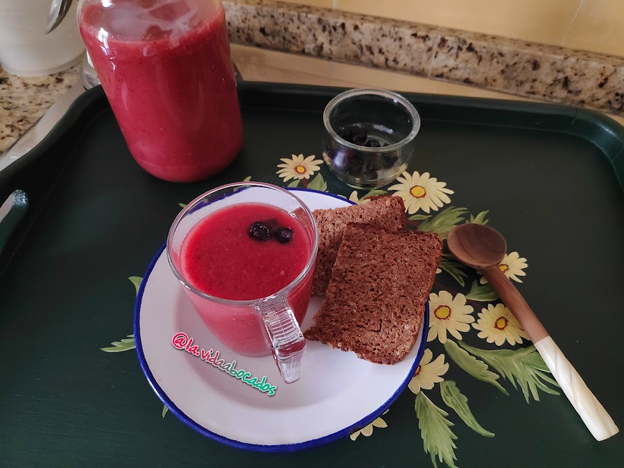 gazpacho de arandanos