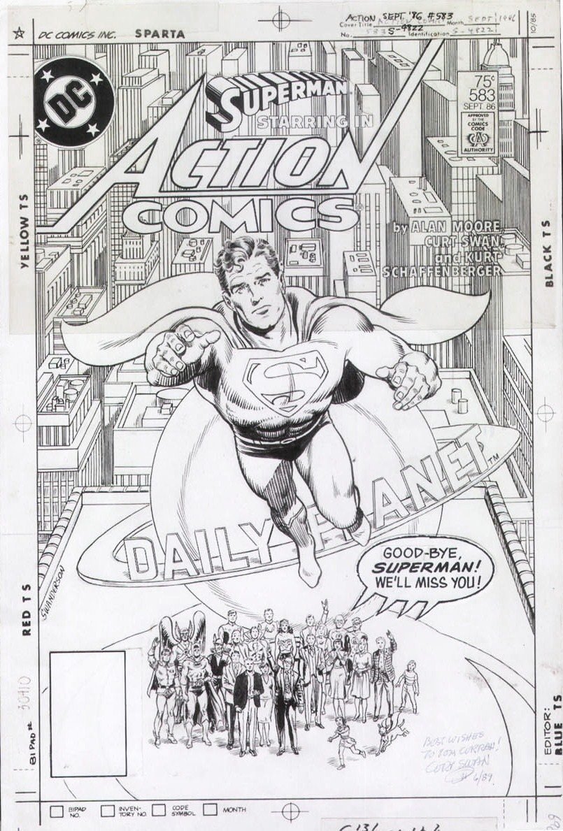 Dc Comics Of The 1980s 1986 Anatomy Of A Cover Actions Comics 583