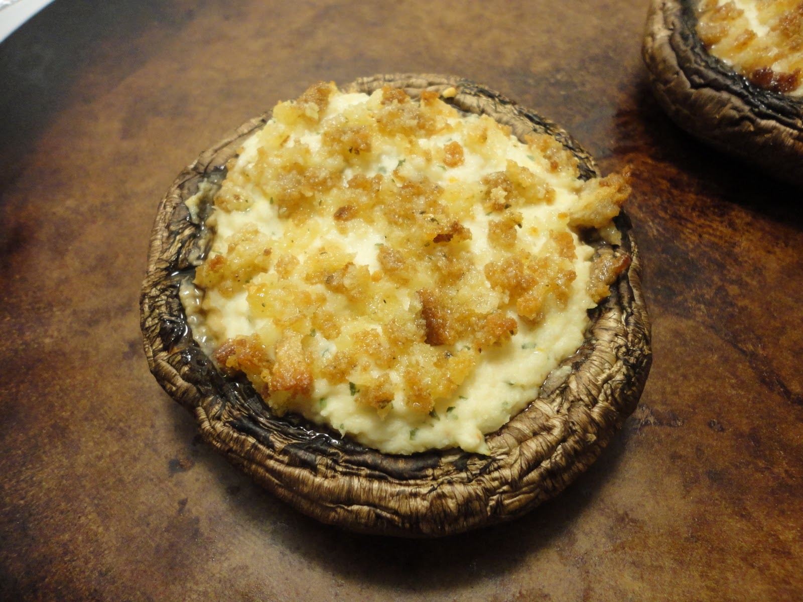 A Pirate's Journey in the Kitchen: Crab-Stuffed Portobello Mushrooms