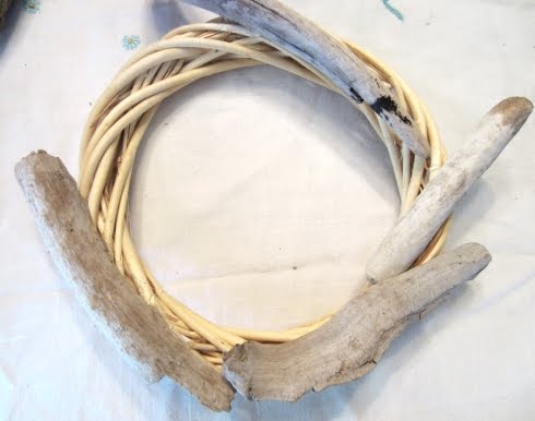 small drift wood wreath