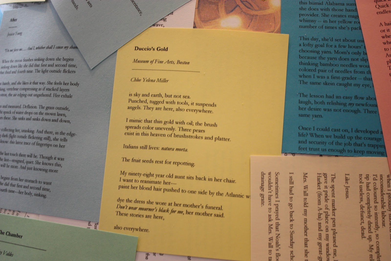 Chloe Yelena Miller, Writer & Writing Teacher The Poetry Dress in Pictures