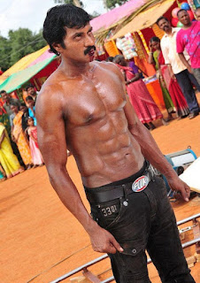 film celeb pictures: comedian sunil with six pack Gallery