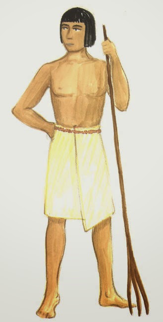 Staroegyptský muž/publikováno z artswork.asu.edu