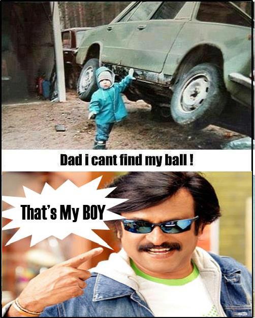 Rajnikant V/s CID Jokes: Rajnikant's Son