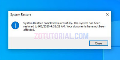 Cara Menggunakan System Restore Di Windows 10, 8, 7 Lengkap
