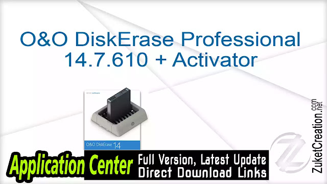 O&O DiskErase Professional 14.7.610 + Activator O&O DiskErase Professional 14.7.610 + Activator
