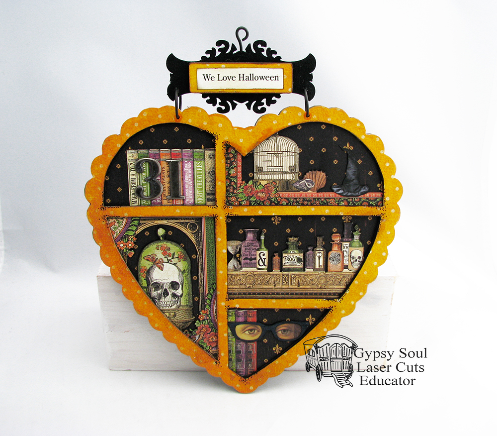 CackleAndHoot Halloween Heart