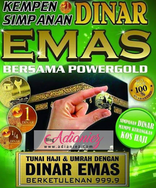 simpanan emas dan dinar untuk tunaikan umrah dan haji