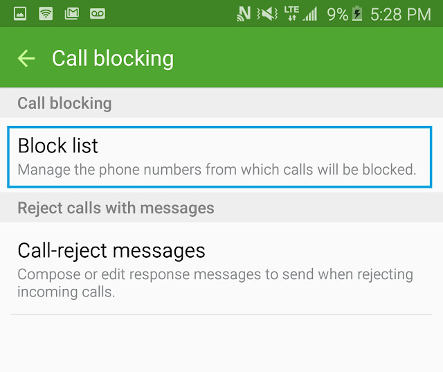 call blocking unknown hidden numbers samsung galaxy smartphone