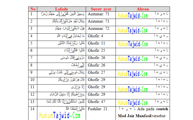 Mad jaiz munfasil